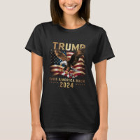 Trump 2024 Devolva a América Bandeira Americana Tr