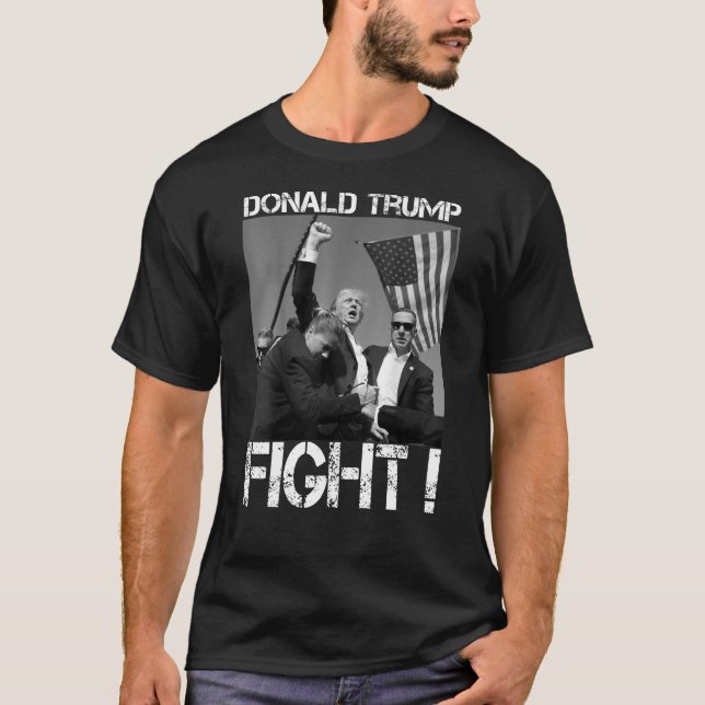 Camiseta Trump 2024, Donald Trump punt Trump Fight 2024 (Frente)