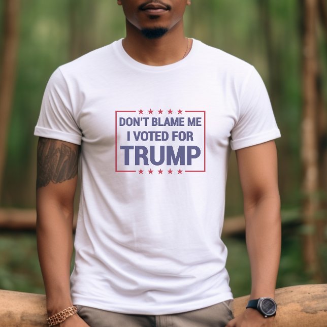 Camiseta Trump 2024 Eleição - Eu votei em Trump (Criador carregado)