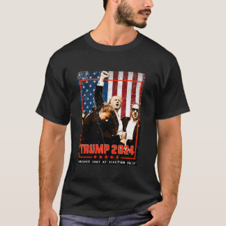 Camiseta Trump 2024 Eleição Fotografada será interrompida n