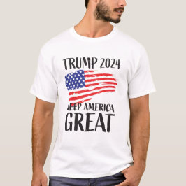 Camiseta Trump 2024 eleição T-Shirt