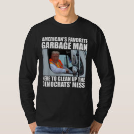 Camiseta Trump 2024 Eleição Trump Garbage Man Vote Trump