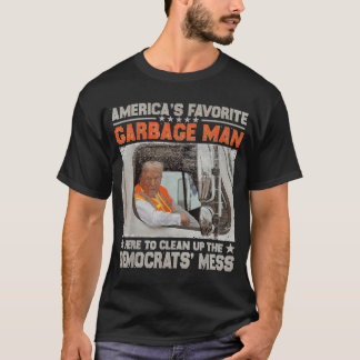 Camiseta Trump 2024 Eleição Trump Garbage Man Vote Trump