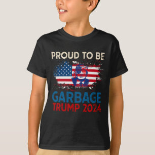 Camiseta Trump 2024 Eleições Orgulhosas Para Votar O Lixo T