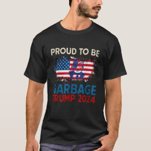 Camiseta Trump 2024 Eleições Orgulhosas Para Votar O Lixo T