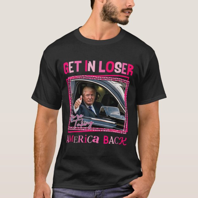 Camiseta Trump 2024 Entre em Perdedor Estamos Retomando a A (Frente)