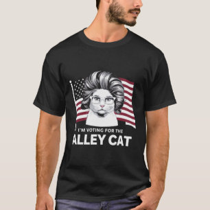Camiseta Trump 2024 Estou votando no Republicano Gato de Ru