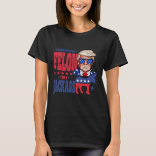 Camiseta Trump 2024 Eu Voto Preferencialmente Um Felon Que