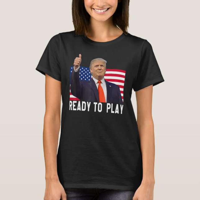 Camiseta Trump 2024 Flag 45 47 Election Save America Novame (Frente)