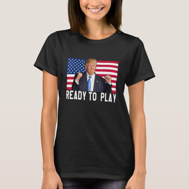 Camiseta Trump 2024 Flag 45 47 Election Save America Novame (Frente)