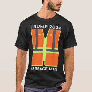 Camiseta Trump 2024 Garbage Man Funny Garbage Patriots Supp