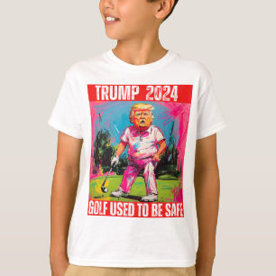 CAMISETA TRUMP 2024 GOLFE USADO PARA SER SEGURO