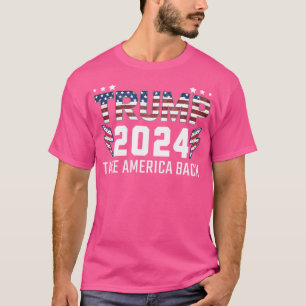 Camiseta Trump 2024 Leva a América de novo Republicana Amer
