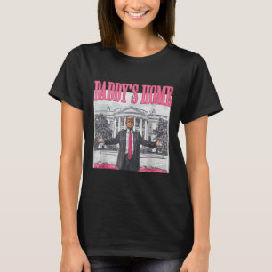 Camiseta Trump 2024 Leve a América Ck Home Trump Pink