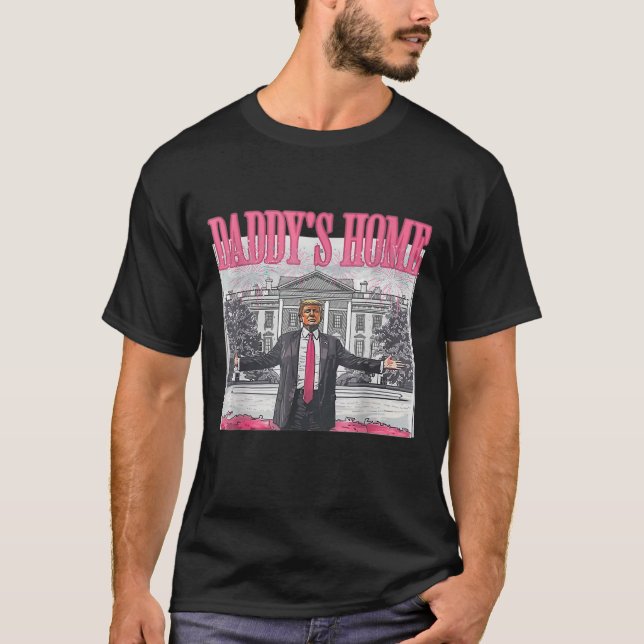 Camiseta Trump 2024 Leve a América Ck Home Trump Pink (Frente)