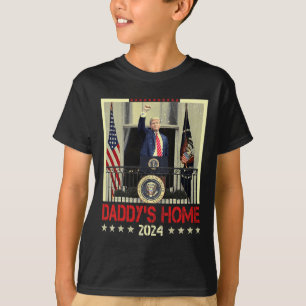 Camiseta Trump 2024 Leve a América para casa do Pai Trump 2