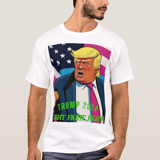 CAMISETA TRUMP 2024 LUTA CONTRA A LUTA (Frente)