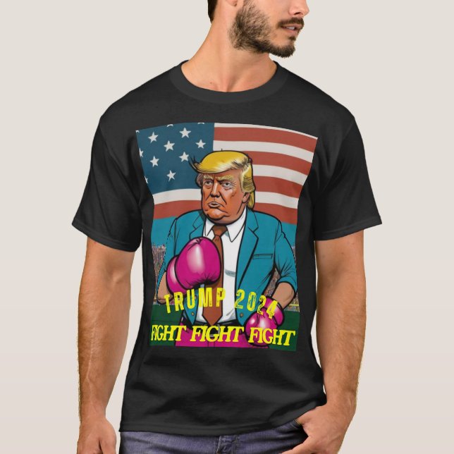 CAMISETA TRUMP 2024 LUTA CONTRA A LUTA (Frente)