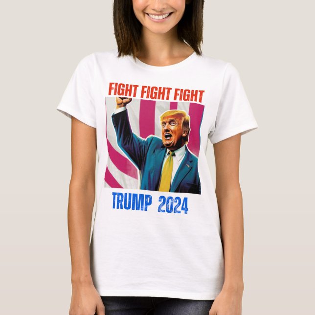 CAMISETA TRUMP 2024 LUTA CONTRA A LUTA (Frente)