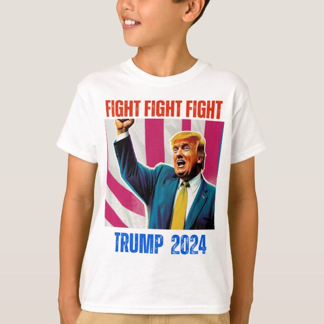 CAMISETA TRUMP 2024 LUTA CONTRA A LUTA (Frente)
