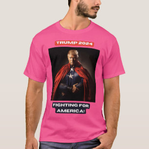 Camiseta Trump 2024 Lutando Pela América