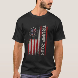 Camiseta Trump 2024 Lutar Contra a Luta contra o Apoio Amer