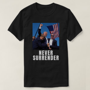 Camiseta Trump 2024 Nunca Rende