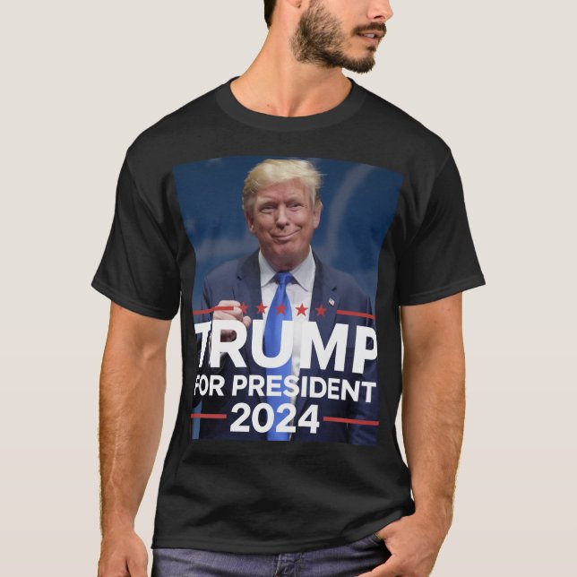 Camiseta Trump 2024: O regresso do 45.º presidente (Frente)