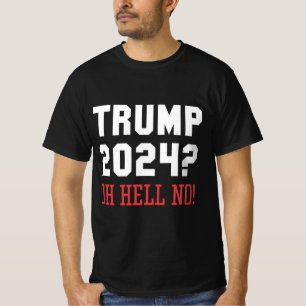Camiseta Trump 2024 Oh Inferno Não