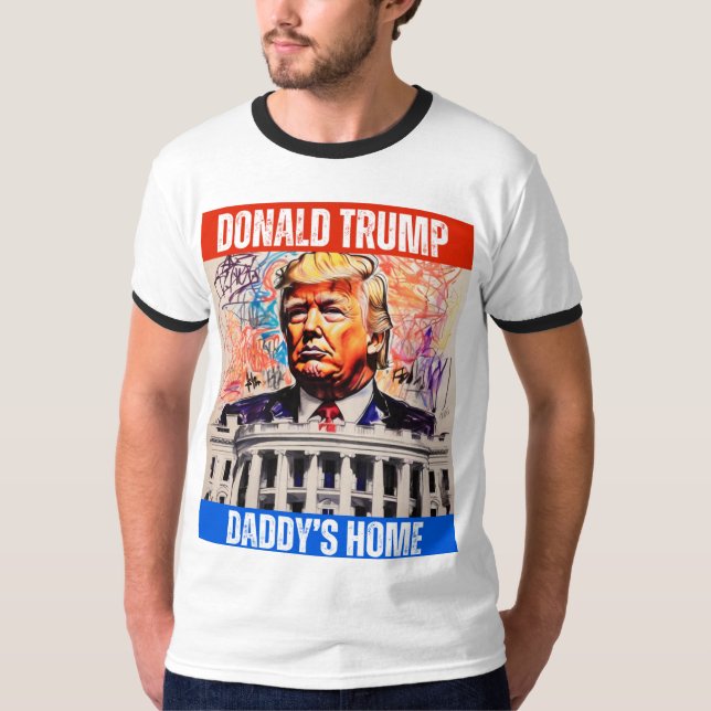 CAMISETA TRUMP 2024 - PAI HOME (Frente)