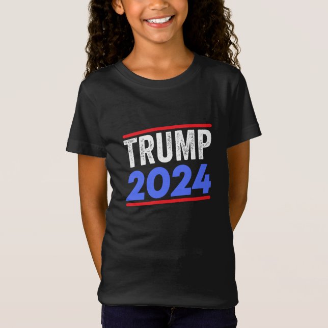 Camiseta Trump 2024 Para A Eleição Do Presidente Donald Jr. (Frente)