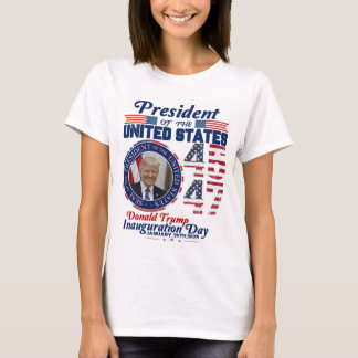 Camiseta Trump 2024 Presidente 45 e 47, bandeira americana