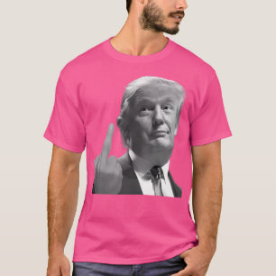 Camiseta Trump 2024 Presidente Dedo Médio Engraçado