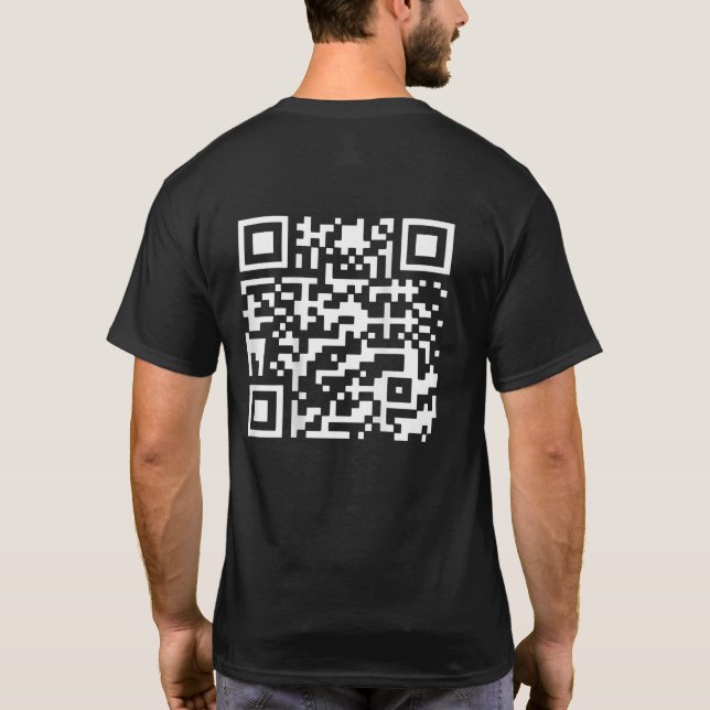 Camiseta Trump 2024 QR 45/47 Funny QR Trump Dancing (back) (Verso)