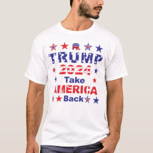 Camiseta TRUMP 2024 Recupere a AMÉRICA