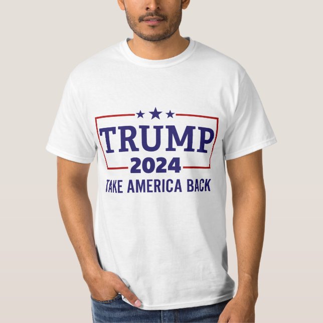 Camiseta Trump 2024 Retire a América (Frente)
