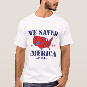 Camiseta Trump 2024 Salvamos os resultados eleitorais de 20