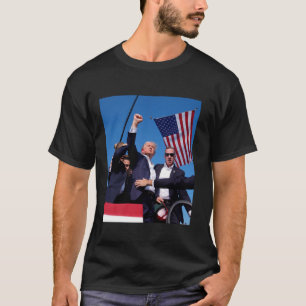 Camiseta Trump 2024 Shirt Donald Trump Fist Pump T Shirt