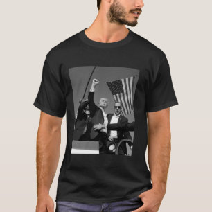 Camiseta Trump 2024 Shirt Donald Trump Fist Pump T Shirt