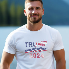 Camiseta Trump 2024 Stars and Stripes