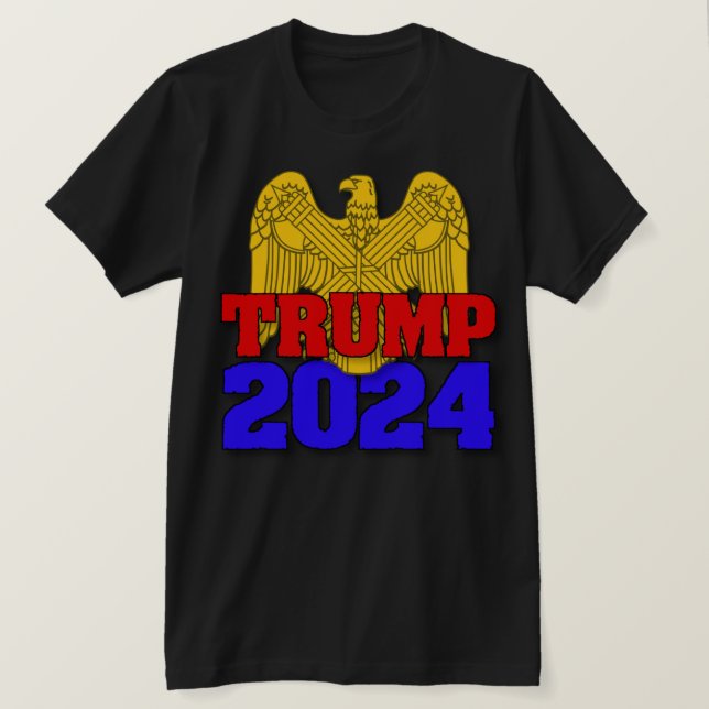 Camiseta Trump 2024 T-Shirt (Frente do Design)