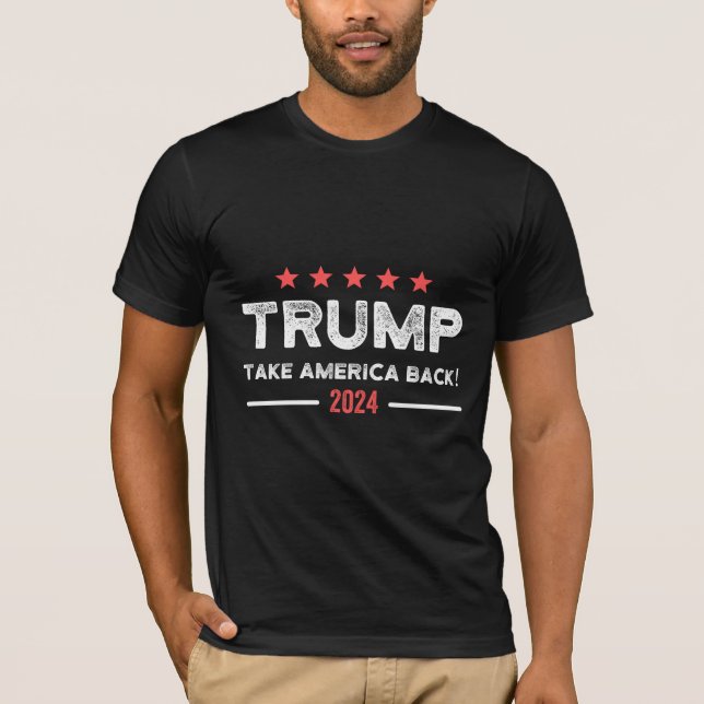 Camiseta Trump 2024 Take America Back (Frente)