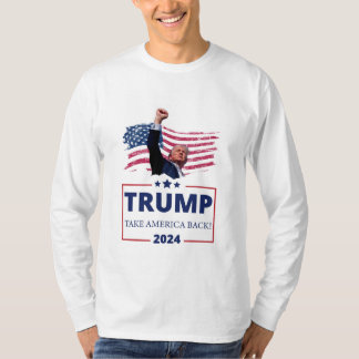 Camiseta Trump 2024 "Take America Back" T-shirt