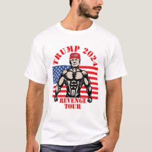 Camiseta Trump 2024 The Revenge Tour   Engraçado Trump Lov