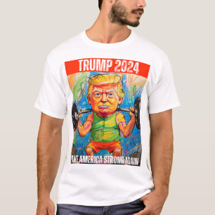CAMISETA TRUMP 2024 TORNA A AMÉRICA NOVAMENTE FORTE