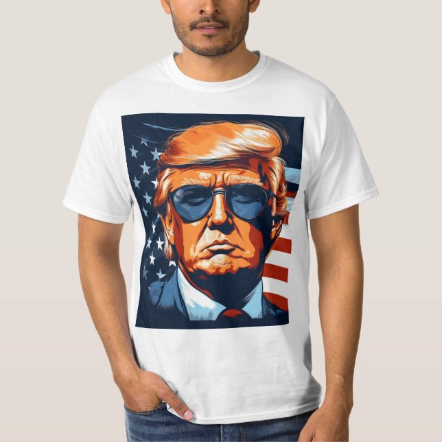 Camiseta Trump 2024 - USA - Make America Great Again (Frente)