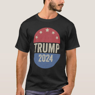 Camiseta Trump 2024 Volta A Votar Engraçada Armadilha Eleit