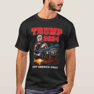 Camiseta Trump 2024 Warrior Election traz de volta a Améric