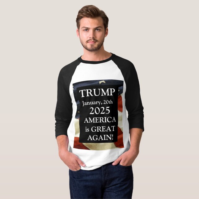 CAMISETA TRUMP 2025 (Frente Completa)