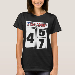 Camiseta Trump 2025 Eleição 47 Vitória Vencer Presidente Po